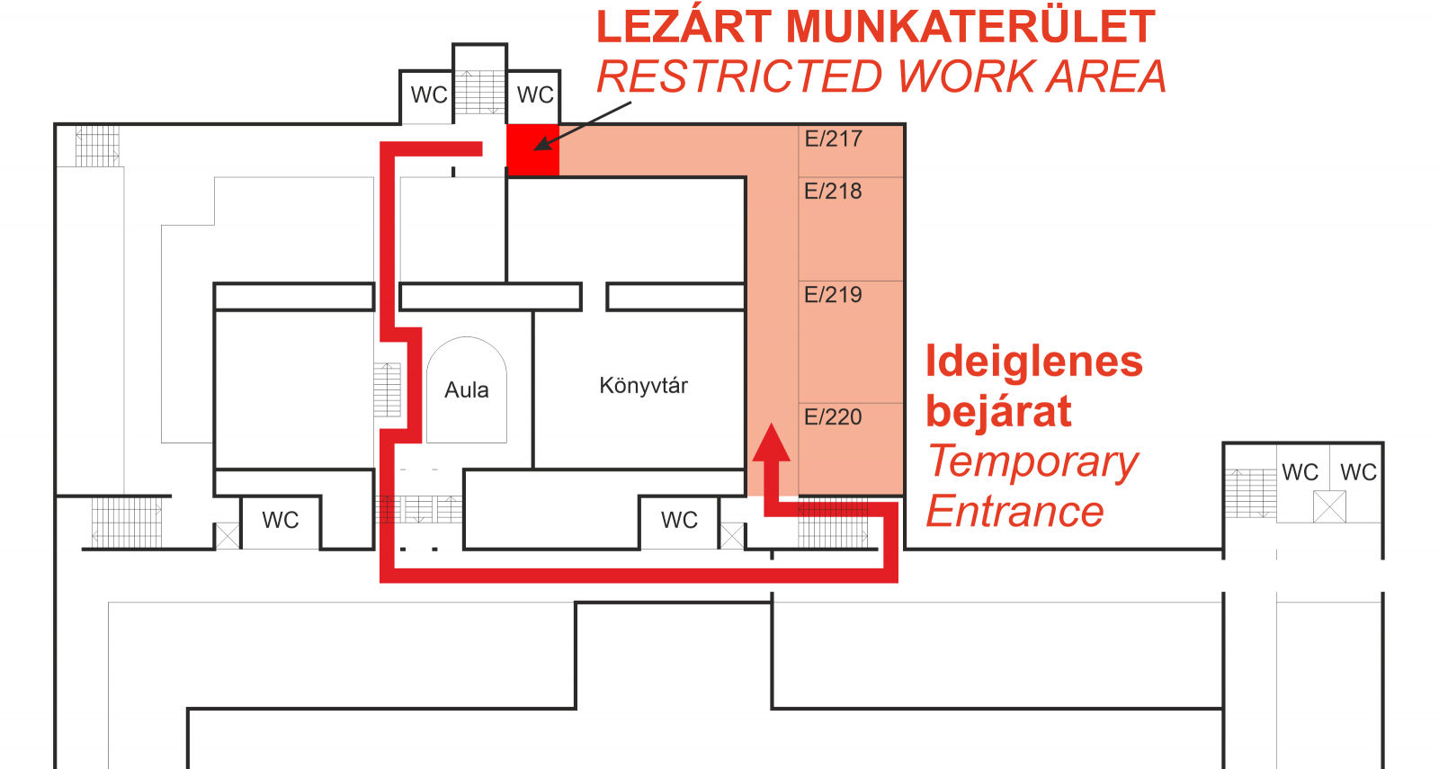 PTE TTK SZOK térkép mosdófelújítás